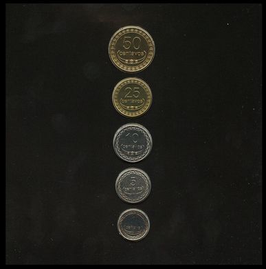Timor - mint set 5 coins 1 5 10 25 50 Centavos 2004 - UNC