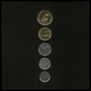 Timor - mint set 5 coins 1 5 10 25 50 Centavos 2004 - UNC