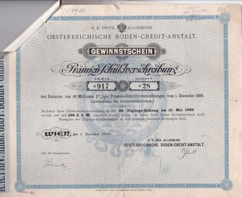Австрія - облігація № 290041 - Osterreichische Landerbank