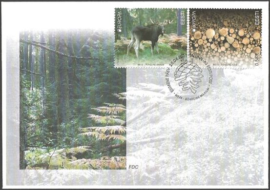 2391 - Estonia - 2011 - Europa Forests - FDC