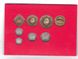 Netherlands Antilles - Mint set 7 coins 1 5 10 25 50 Cent 1 2 1/2 Gulden + token 1995 - in folder - UNC