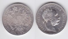 Австро-Венгрия - 1 Florin 1879 - серебро - aUNC / XF