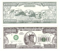 США - 1000000 Dollars 2001 - Сувенир - UNC