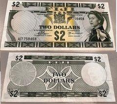 Фиджи - 2 Dollars 1974 - Pick 72b - XF