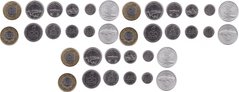 Коморські острови / Комори - 3 шт х набір 6 монет 5 10 25 50 100 250 Francs 1992 - 2013 - UNC