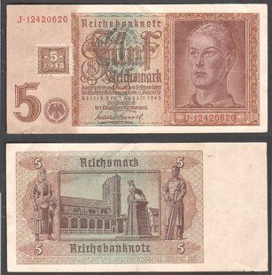 Германия - 5 Mark 1948 - P. 3 - VF