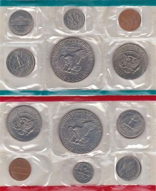США - mint набір 12 монет 1 1 Dime 1 1 5 5 Cents 1/4 1/4 1/2 1/2 1 1 Dollar 1978 - aUNC / XF
