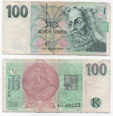 Czech Republic - 100 Korun 1997 - P. 18f - s. H 902222 - VF