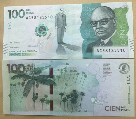 Colombia - 100000 Pesos 2019 - aUNC