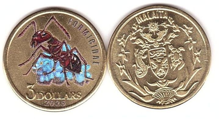 Fantasy - Malaita - 3 Dollars 2025 - Formicidae - UNC