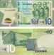 Ghana - set 4 banknotes 10 20 50 100 Cedis 2022 - UNC