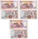 Гернси - 3 шт х 5 Pounds 2023 ( 1996 ) - Pick 56d - sign Haines - improved banknotes - UNC