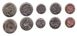 Bermuda - 3 pcs x set 5 coins 1 5 10 25 Cents 1 Dollar 2005 - 2009 - UNC