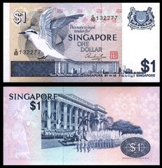 Singapore - 1 Dollar 1976 - P. 9(2) - UNC