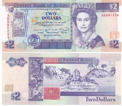 Belize - 2 Dollars 1991 - UNC