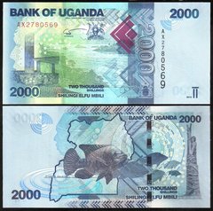 Уганда - 2000 Shillings 2010 - Pick 50a - UNC