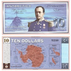 Антарктика - 10 Dollars 2001 - UNC