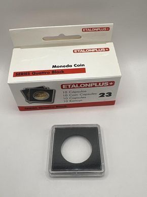 5022 - Капсула Etalonplus+, 23 мм - Упаковка 10 штук Quattro Black розмір 38&times;38 small