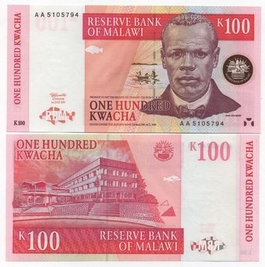 Malawi - 100 Kwacha 1997 - Pick 40 - UNC