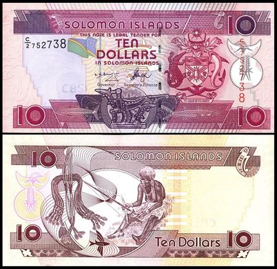 Соломоновы Острова / Соломоны - 10 Dollars 2006 - Pick 27 - Prefix C/2 - UNC