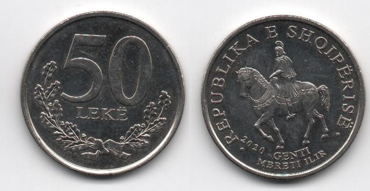 Албанія - 50 Leke 2020 - UNC