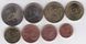 Austria - set 8 coins - 1 2 5 10 20 50 Cent 1 2 Euro 2002 - XF