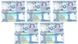 Cayman Islands - 5 pcs x 1 Dollar 2020 - comm. - (low number < 1000) - UNC