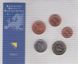 Босния - набор 5 монет 10 20 50 Feninga 1 2 KM 1998 - 2004 - в блистере - UNC