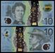 Australia - 5 pcs х 10 Dollars 2017 - Polymer - P. 63a - UNC