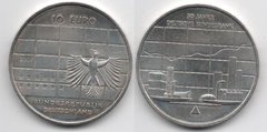 Німеччина - 10 Euro 2007 - 50-та річниця Німецького Федерального банку - срiбло 0.925 - aUNC