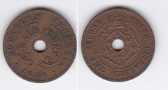 Rhodesia Southern - 1/2 Half Penny 1954 - XF