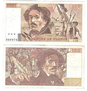 Франція - 100 Francs 1980 - P. 154b - VF
