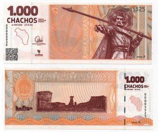 Аргентина - 1000 Chachos 2024 - aUNC / XF