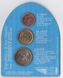 Сан-Марино - набір 3 монети 2 20 Cent 2 Euro 2005 - in folder - UNC