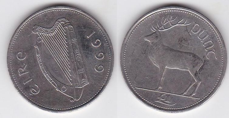 Ирландия - 1 Pound 1999 - VF