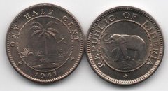 Либерия - 1/2 Cents 1941 - UNC