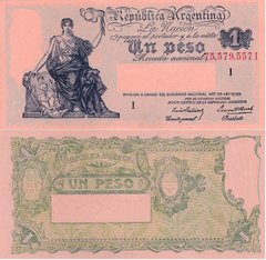 Аргентина - 1 Peso 1935 - P. 251(1-2) - VF