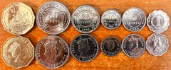 Белиз - набор 6 монет 1 5 10 25 50 Cents 1 Dollar 1989 - 2010 - UNC