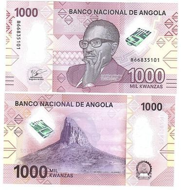 Angola - 1000 Kwanzas 2023 - Polymer - P. W162 - UNC