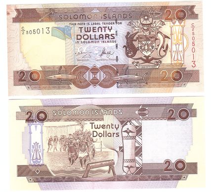 Solomon Islands - 20 Dollars 2004 - Pick 28(1) - Prefix C/2 - UNC