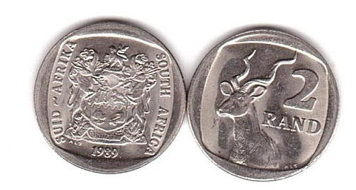 South Africa - 2 Rand 1989 - aUNC