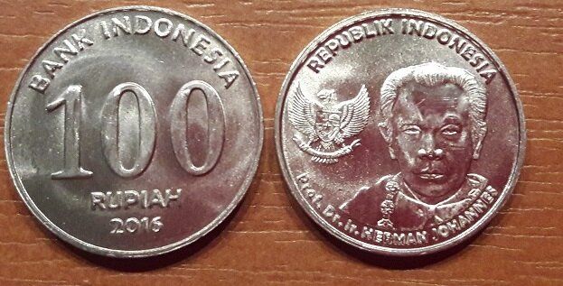 Індонезія - 100 Rupiah 2016 - UNC