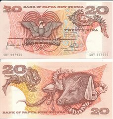 Папуа - Новая Гвинея - 20 Kina 1998 - Pick 10c - UNC