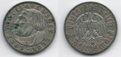 Германия - 2 Reichsmark 1933 - J - серебро - VF