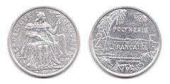 Французская Полинезия - 2 Francs - mixed - XF