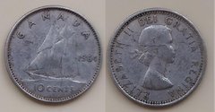 Canada - 10 Cents 1964 - silver - VF