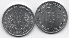 Западная Африка / Monetary Union - 1 Franc 1963 - UNC