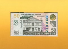 Суринам - 50 Dollars 2012 - commemorative - in folder - UNC