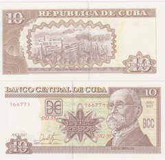 Cuba - 10 Pesos 2017 - Pick 117 - UNC