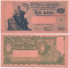 Аргентина - 1 Peso 1947 - P. 257(1) - aUNC